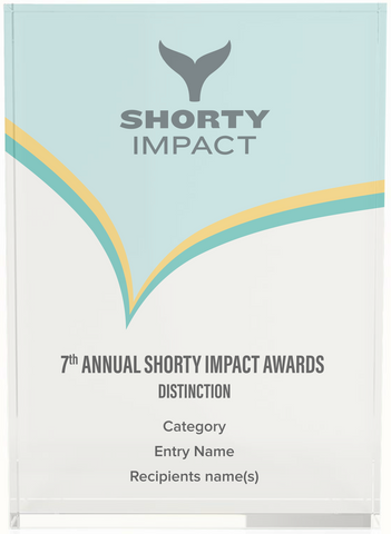 13th Annual Shorty Awards Plaque