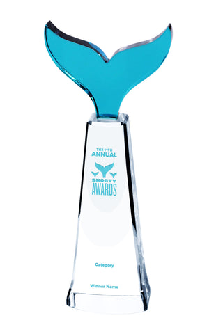 13th Annual Shorty Awards Winner Trophy